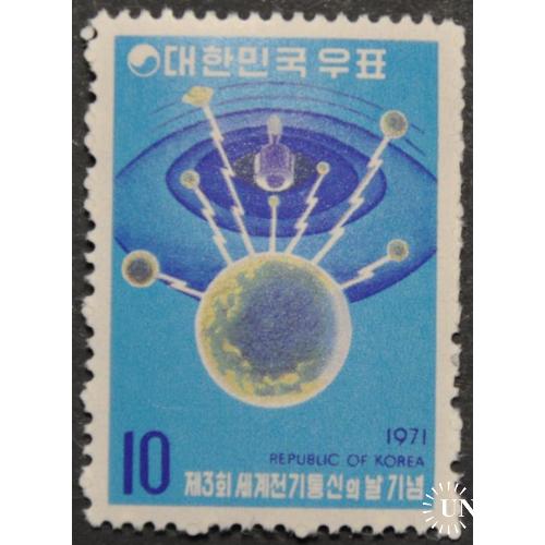 Южная Корея Телекоммуникации Космос 1971