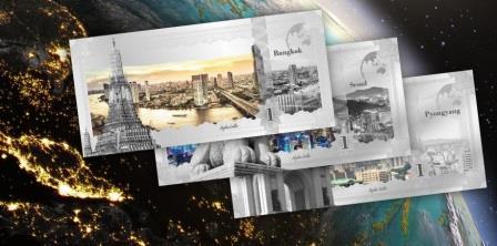 Компания СИТ выпустила серебряные банкноты с изображением достопримечательностей мегаполисов 