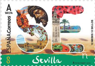Символы провинции Севильи представлены на новой марке Испании
