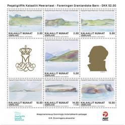​Картины королевы Дании появятся на новых почтово-благотворительных марках Гренландии