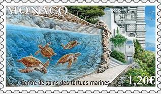 ​В Монако появилась марка в честь нового Центра ухода за черепахами
