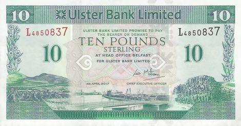 ​В Северной Ирландии обновлена купюра номиналом 10 фунтов стерлингов