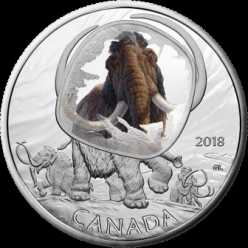 ​В Канаде выпущена монета с изображением мамонта