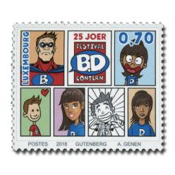 ​Люксембург выпустил марки, посвященные комиксам