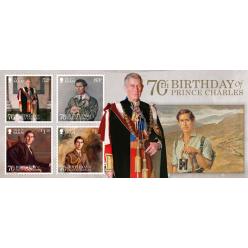 ​Почта острова Мэн анонсировала выпуск марок в честь 70-летнего юбилея принца Чарльза
