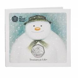 Великобритания представила серию монет с изображением Снеговика