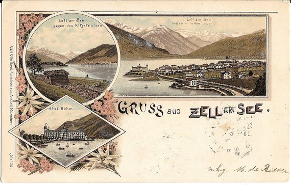 Gruss aus Zell am See, Austria, 1906 рік